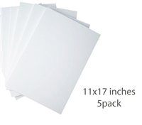 ILLUSTRATION BOARD WHITE 11x17 inches-5Pack 0501028