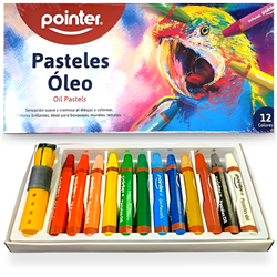 OIL PASTEL SET 12 POINTER PT-1612