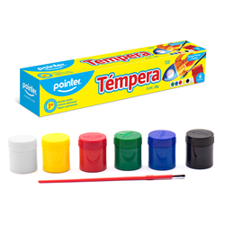 TEMPERA SET 6 BASIC COLORS 0011