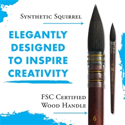 BRUSH NEPTUNE SYNTHETIC SQUIRREL QUILL 6 PB4750Q-6