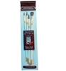 BRUSH SET PRINCETON 4PC ROUNDS & FLATS PONY - GOAT HAIR 9312