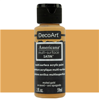 ACRYLIC MULTI-SURFACE 2OZ MUTED GOLD DPDA516-30