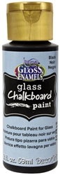 CHALKBOARD PAINT BLACK GLASS & CERAMIC 2 onz GLOSS DPDS111-3