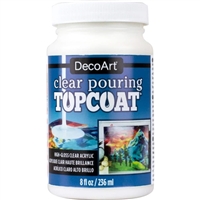 CLEAR POURING TOP COAT 8 onz HIGH-GLOSS VARNISH DECOART DPDS134-64