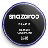 SNAZAROO FACE PAINT POT 18ml BLACK SN1118111