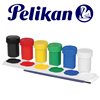 TEMPERA SET 6 BASIC COLORS PELIKAN 25ml JARS 40480010