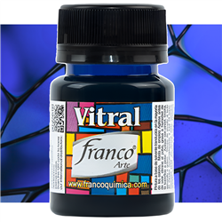 FRANCO GLASS STAIN PAINT 30ml ULTRAMARINE BLUE 25008