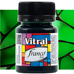 FRANCO GLASS STAIN PAINT 30ml GREEN 25009