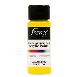 FRANCO ACRYLIC PAINT 60 ml SUN YELLOW 480860-18003