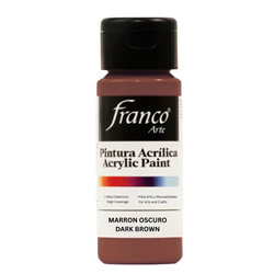 FRANCO ACRYLIC PAINT 60 ml DARK BROWN 481270-18031
