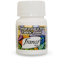 FRANCO FABRIC PAINT WHITE 30ml 481454