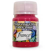 FRANCO FABRIC PAINT CHRISTMAS RED 30ml 482000