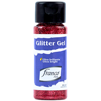 FRANCO GLITTER RED GEL 60ml 482628-16027