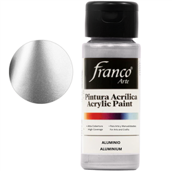 FRANCO ACRYLIC 59ml METALLIC ALUMINIUM 485186-18300