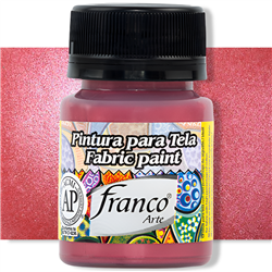 FRANCO FABRIC PAINT 30ml METALLIC RED 31054