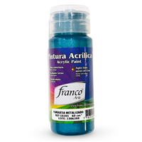 FRANCO ACRYLIC 59ml METALLIC TURQUOISE 487722-18301