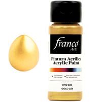 FRANCO ACRYLIC 59ml METALLIC GOLD 18k 487807-18038