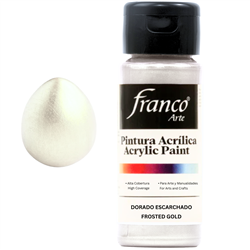 FRANCO ACRYLIC 59ml METALLIC FROSTED GOLD 488170-18306