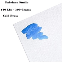 WATERCOLOR PAPER FABRIANO STUDIO 22x30 inches 140LB-300gr COLD PRESS FR7163000234