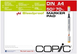 MARKER PAPER PAD - COPIC FOR ALCOHOL INKS 50 SHEETS A4 CMALCMRKA4