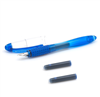 INOXCROM CURVY FOUNTAIN PEN SET BLUE WITH 2 CARTRIDGES 543730