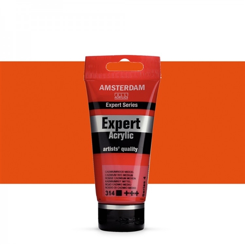Amsterdam Expert Acrylic Paint Tubes 75 mL Permanent Red Violet