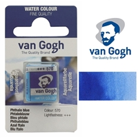 VAN GOGH WATERCOLOR HALF PAN PHTHALO BLUE- 570 TN20865701