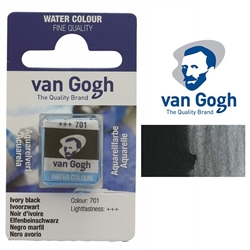 VAN GOGH WATERCOLOR HALF PAN IVORY BLACK - 701 TN20867011