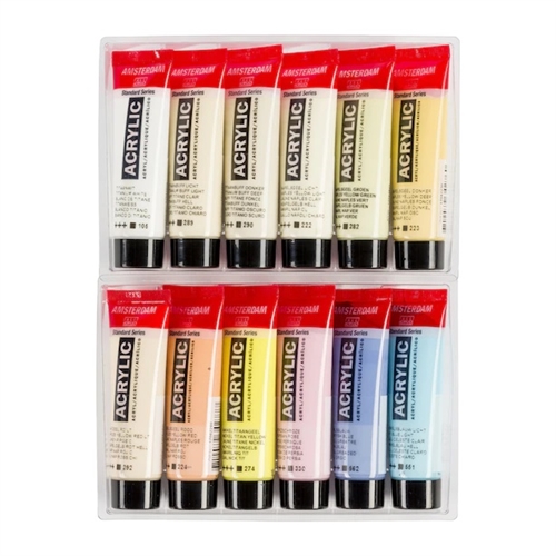 Royal & Langnickel - Essentials 12ml Acrylic Paint Set, Neon, 12 Colors 