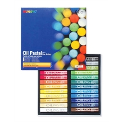 Box of 12 Mungyo Water-Soluble Oil Pastel Black #460