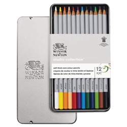 Winsor Newton Color Pencil Set 12 Colors WN0490012