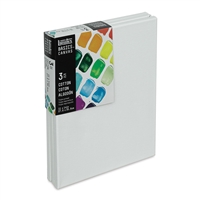 Liquitex Basics Stretched Cotton Canvas Pack - 11 x 14 In, Pkg of 3 - LQ472011014