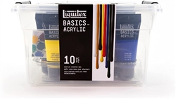 ACRYLIC SET LIQUITEX BASICS ACRYLIC STARTER BOX 10PC LQ3699303-DISC