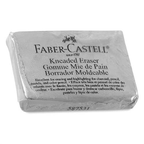 What is a Kneaded Eraser?  Faber-Castell Kneadable Art Eraser on