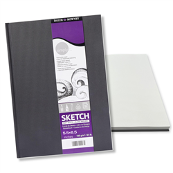 HARDBOUND SKETCHBOOK SIMPLY 5.5x8.5inches, 65LB, 110 sheets, DA481100508