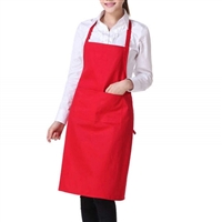 APRON ADULT RED DCAA