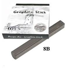Graphite Stick 8B Artists GS-8B