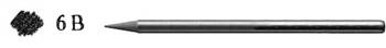 Woodless Graphite Pencil 6B 6BX WG-6B