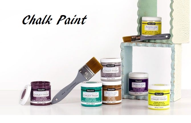 FolkArt Home Decor Chalk Paint 8 oz- Bavarian