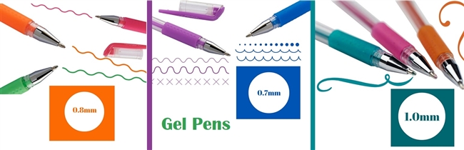  Pentel Sparkle Pop Metallic Gel Pens Orange Yellow 0.8 mm :  Office Products